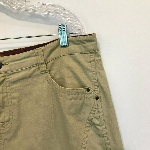 Royal Robbins Skirt Stretchy Cotton Women's Size 14 in Light Tan Outdoors Active - Picture 3 of 13